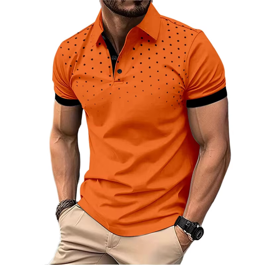 "Essential Ease: Short Sleeve Polo Shirt"