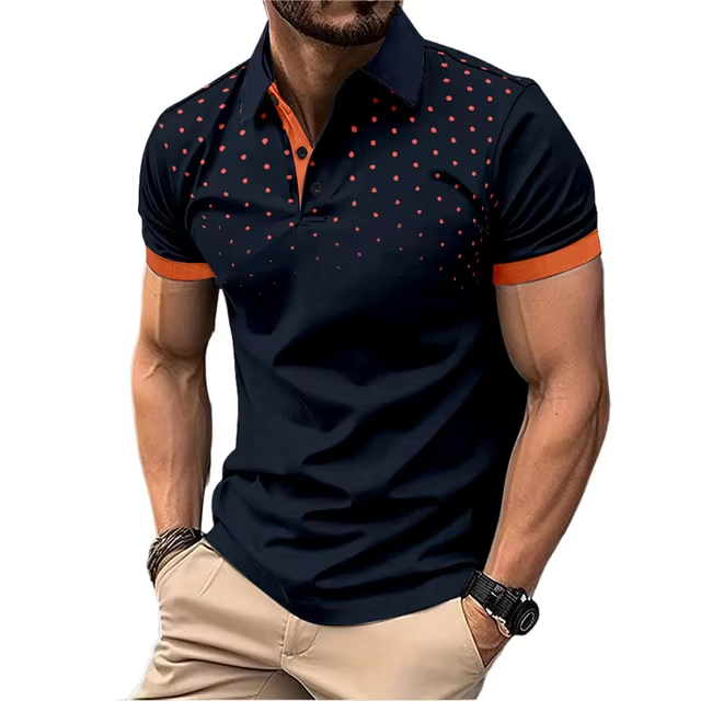 "Essential Ease: Short Sleeve Polo Shirt"