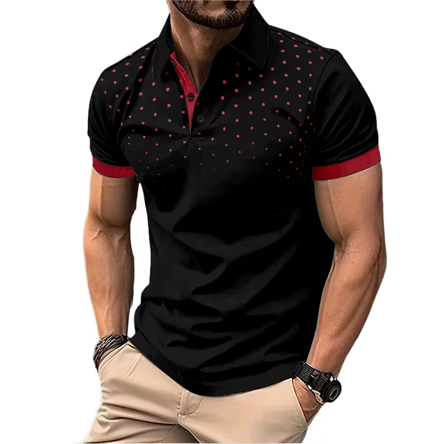 "Essential Ease: Short Sleeve Polo Shirt"