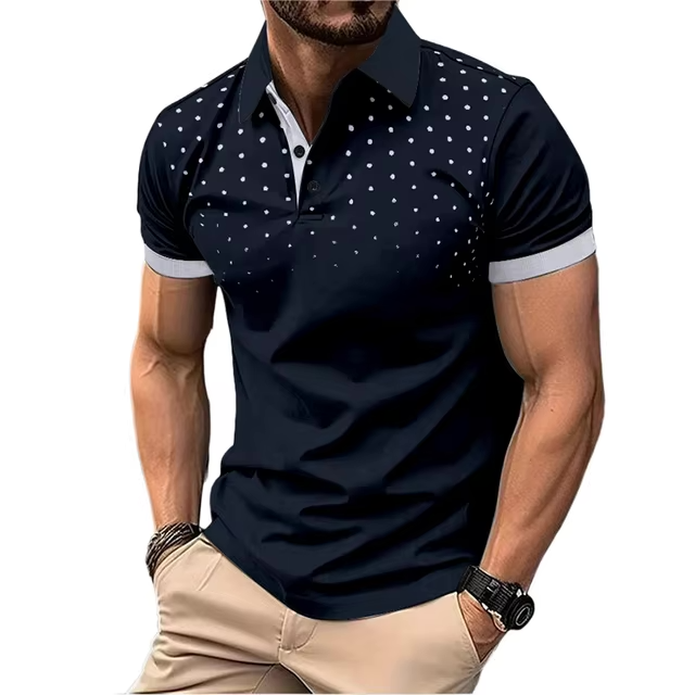 "Essential Ease: Short Sleeve Polo Shirt"