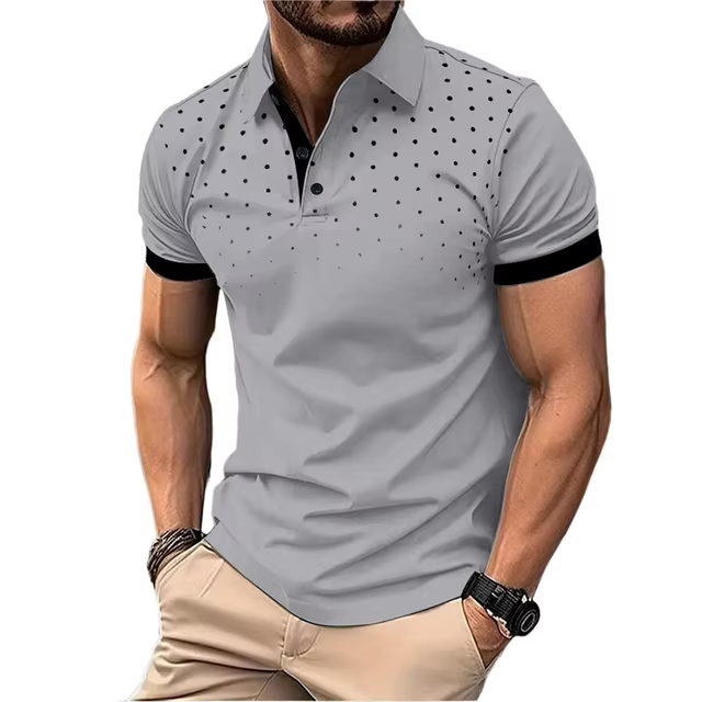 "Essential Ease: Short Sleeve Polo Shirt"