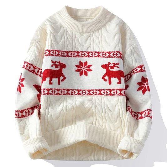 "Cozy Deer: Unisex Premium Cashmere Sweater"