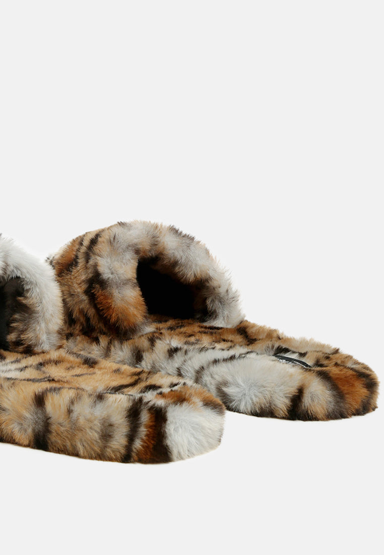 Snuggle Indoor Fur Flats