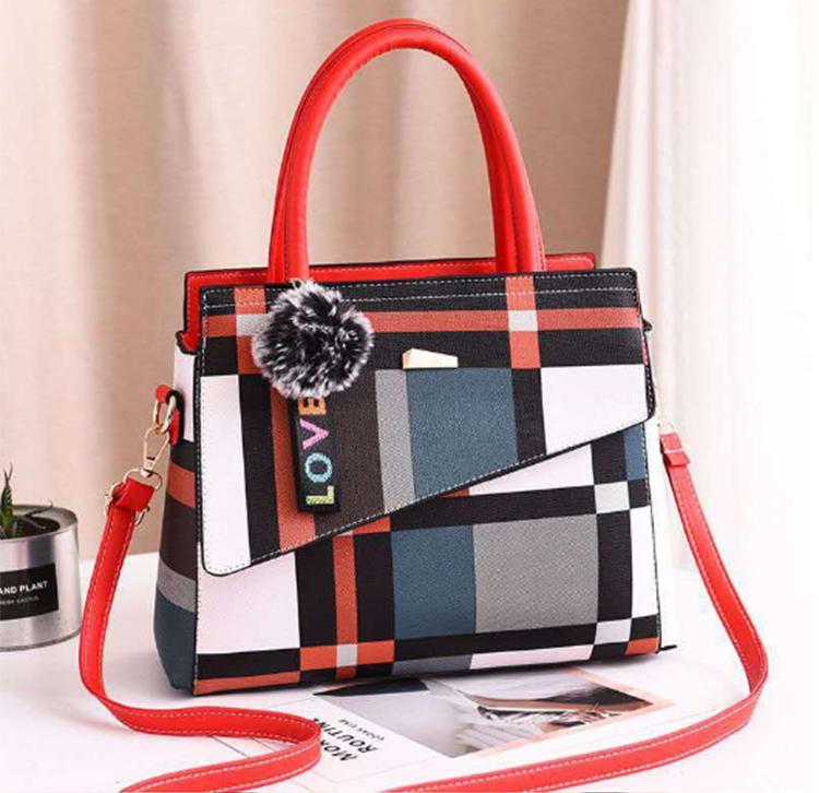 Patchwork Casual Large Shoulder Handbag